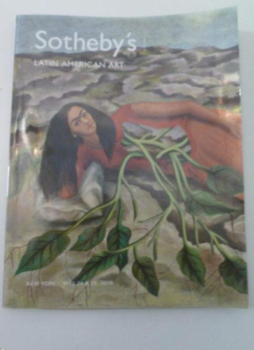 Portada del libro de LATIN AMERICAN ART. SOTHEBY'S. N. YORK. MAY 24-25 2006 270pp
