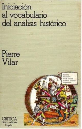 Portada del libro de Iniciación al vocabulario del análisis histórico