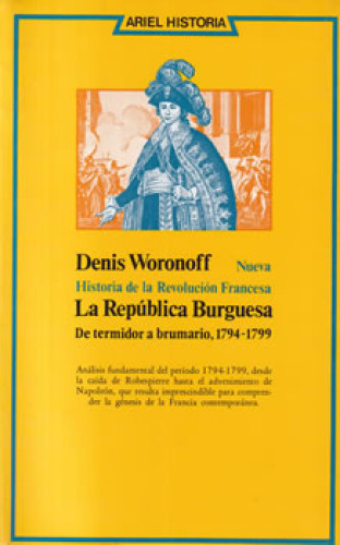 Portada del libro de La república burguesa
