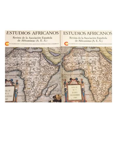 Portada del libro de Estudios Africanos. Revista de la Asociación Española de Africanistas volumen IV Nª 6 Y 7