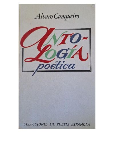 Portada del libro de Antología Poética