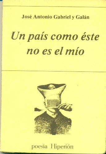 Portada del libro de Un país como éste no es el mío