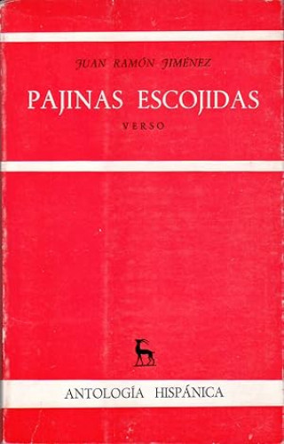 Portada del libro de Paginas escogidas juan ramon jimenez