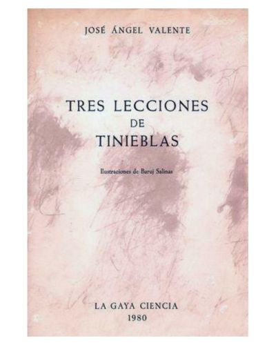 Portada del libro de Tres lecciones de tinieblas
