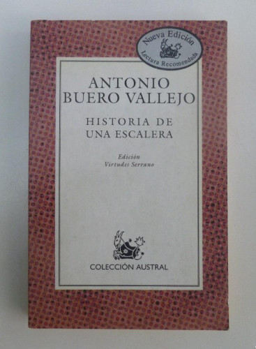 Portada del libro de Historia de una escalera - Antonio Buero Vallejo. 151PP.