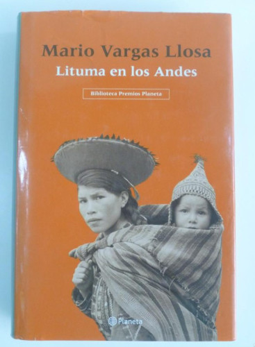 Portada del libro de Lituma en los Andes - Mario Vargas Llosa. 312PP