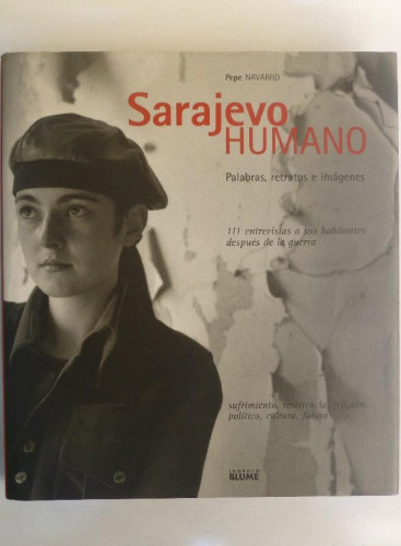 Portada del libro de Sarajevo humano: Palabras, retratos e imágenes