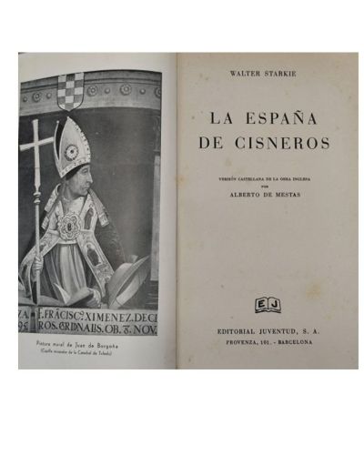 Portada del libro de La España de Cisneros