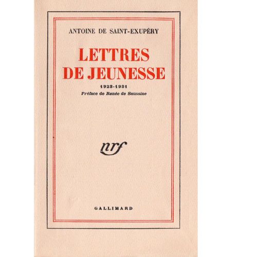 Portada del libro de Lettres de jeunesse 1923 - 1931