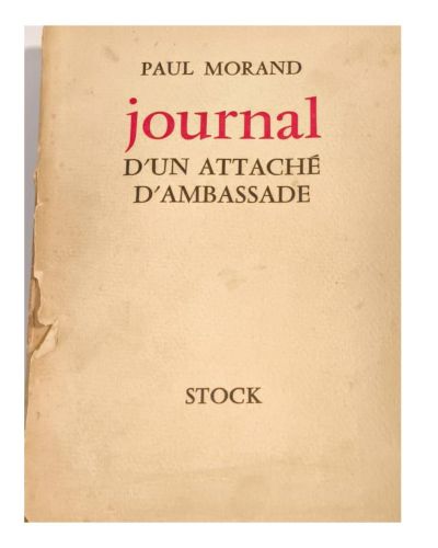 Portada del libro de Journal d'un attaché d'ambassade (1916-1917)