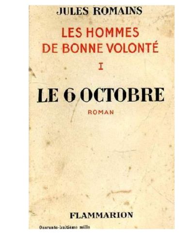 Portada del libro de Les hommes de bonne volonté. I. Le 6 octobre