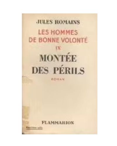 Portada del libro de Les hommes de bonne volonté - IX : Montée des périls