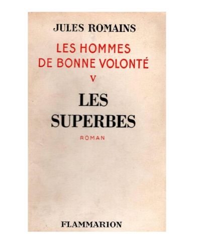 Portada del libro de Les superbes. Les hommes de bonne volonté- V.