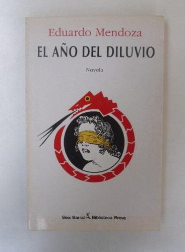 Portada del libro de El año del diluvio - Eduardo Mendoza - Ed. Seix Barral. 171pp