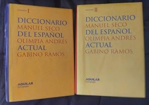 Portada del libro de Obra completa diccionario actual del español 2 tomos