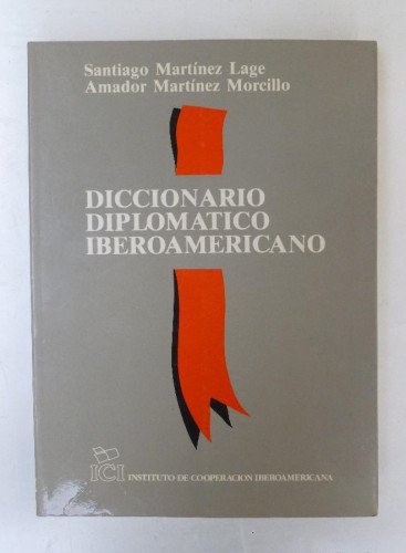 Portada del libro de Diccionario diplomatico