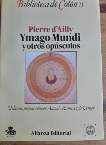 Portada del libro de Ymago mundi y otros opusculos