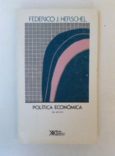 Portada del libro de Política económica (Economía y demografía)