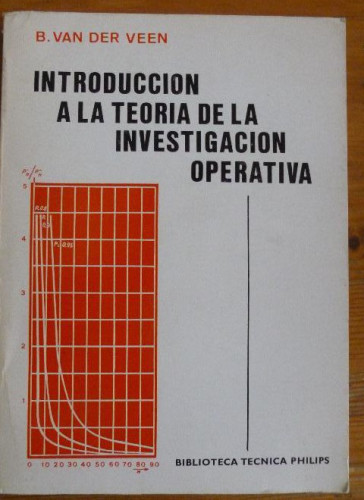 Portada del libro NTRODUCCION A LA TEORIA DE LA INVESTIGACION OPERATIVA VAN DER VEEN B. Paraninfo,