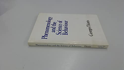 Portada del libro de Phenomenology and the Science of Behaviour
