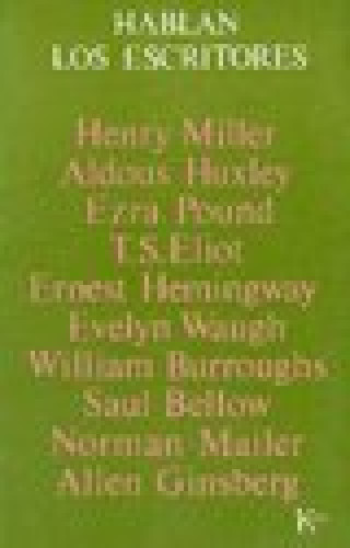 Portada del libro de Hablan los escritores