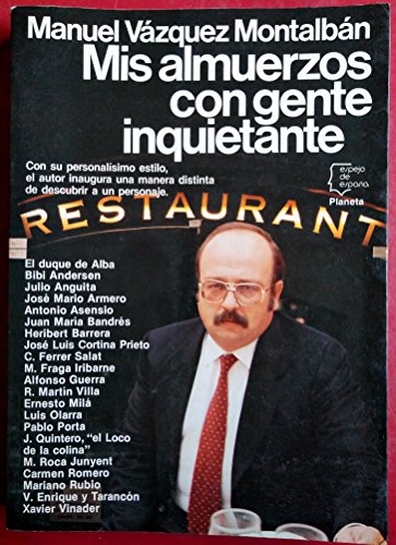 Portada del libro de Mis almuerzos con gente inquietante