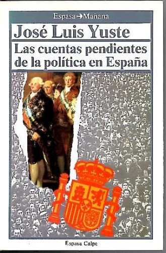 Portada del libro de Cuentas pendientes de la política en España
