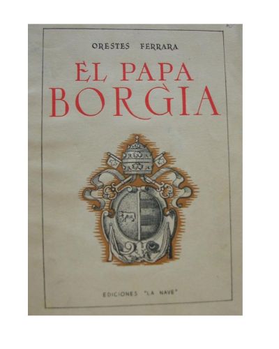 Portada del libro de EL PAPA BORGIA