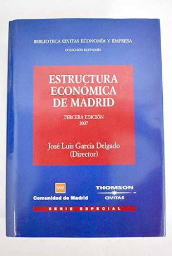 Portada del libro de Estructura Económica de Madrid