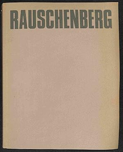Portada del libro de Robert Rauschenberg