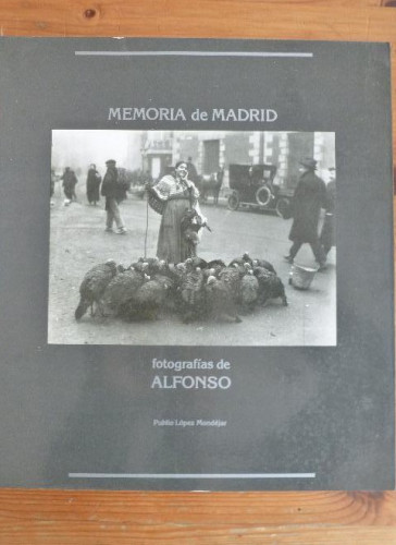 Portada del libro de Memoria de Madrid. fotografias de Alfonso