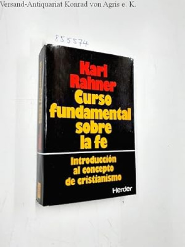 Portada del libro de Curso fundamental sobre la fe