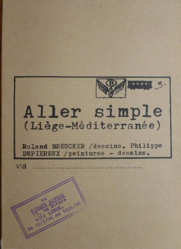 Portada del libro de CARNET DE ROUTE BVREUCKER et DUPIEREUX. BALMORAL BELGIQUE 13 laminas