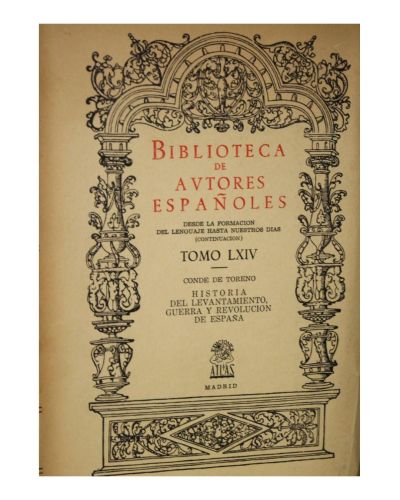 Portada del libro de Biblioteca de autores españoles. Desde la formación del lenguaje hasta nuestros días(continuación)....