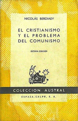 Portada del libro de El cristianismo y el problema del comunismo