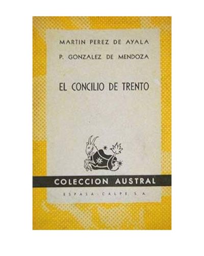 Portada del libro de El Concilio de Trento.