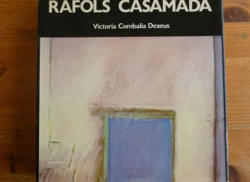 Portada del libro de MATERIA Y PENSAMIENTO EN LA PINTURA DE RAFOLS CASAMADA. COMBALIA DEXEUS. POLIGRAFA. 1978 124pp