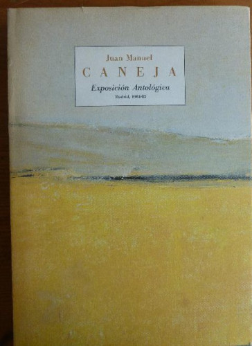 Portada del libro de Exposición antológica. Madrid, 1984-85.