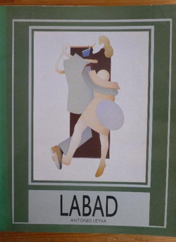Portada del libro de Labad. [Alberto Labad Sasiaín] LEYVA, Antonio 1987 73pp