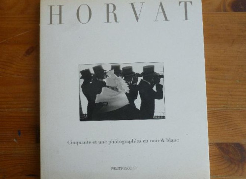 Portada del libro de Frank Horvat. Cinquantuno fotografie in bianco e enro. Horvat,Frank. Wolf,Eelco. Peliti 1988