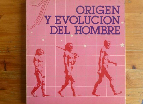 Portada del libro de Origen y evolución del hombre Editorial: Ministerio de Cultura, Madrid (1984)