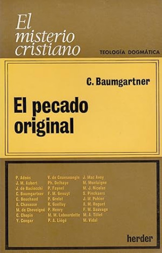 Portada del libro de El Pecado original