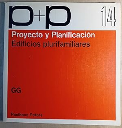 Portada del libro de PROYECTO Y PLANIFICACIÓN - EDIFICIOS PLURIFAMILIARES