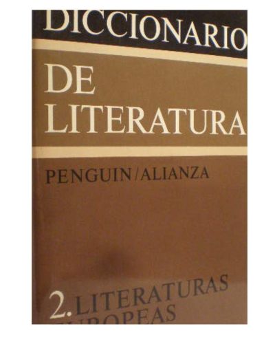 Portada del libro de Diccionario de literatura Penguin-Alianza 2