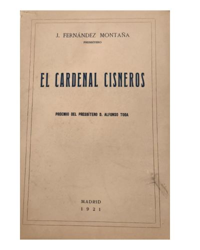 Portada del libro de Cardenal Cisneros