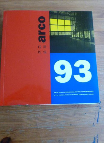 Portada del libro de ARCO 93. IFEMA. 1993 360pp