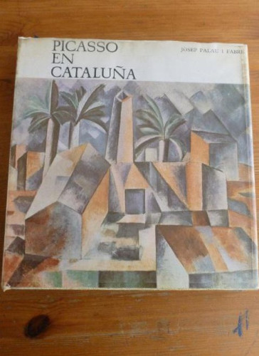 Portada del libro de Picasso en Cataluña