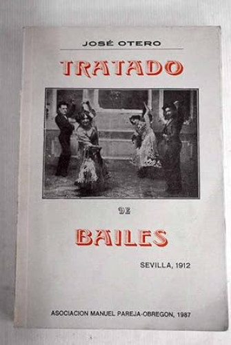 Portada del libro de Tratado de bailes de sociedad, regionales españoles, especialmente andaluces