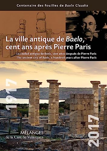 Portada del libro de La ville antique de Baelo, cent ans après Pierre Paris
