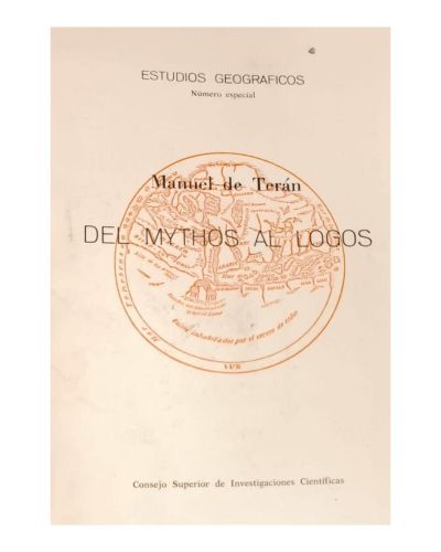 Portada del libro de Del mythos al logos. 